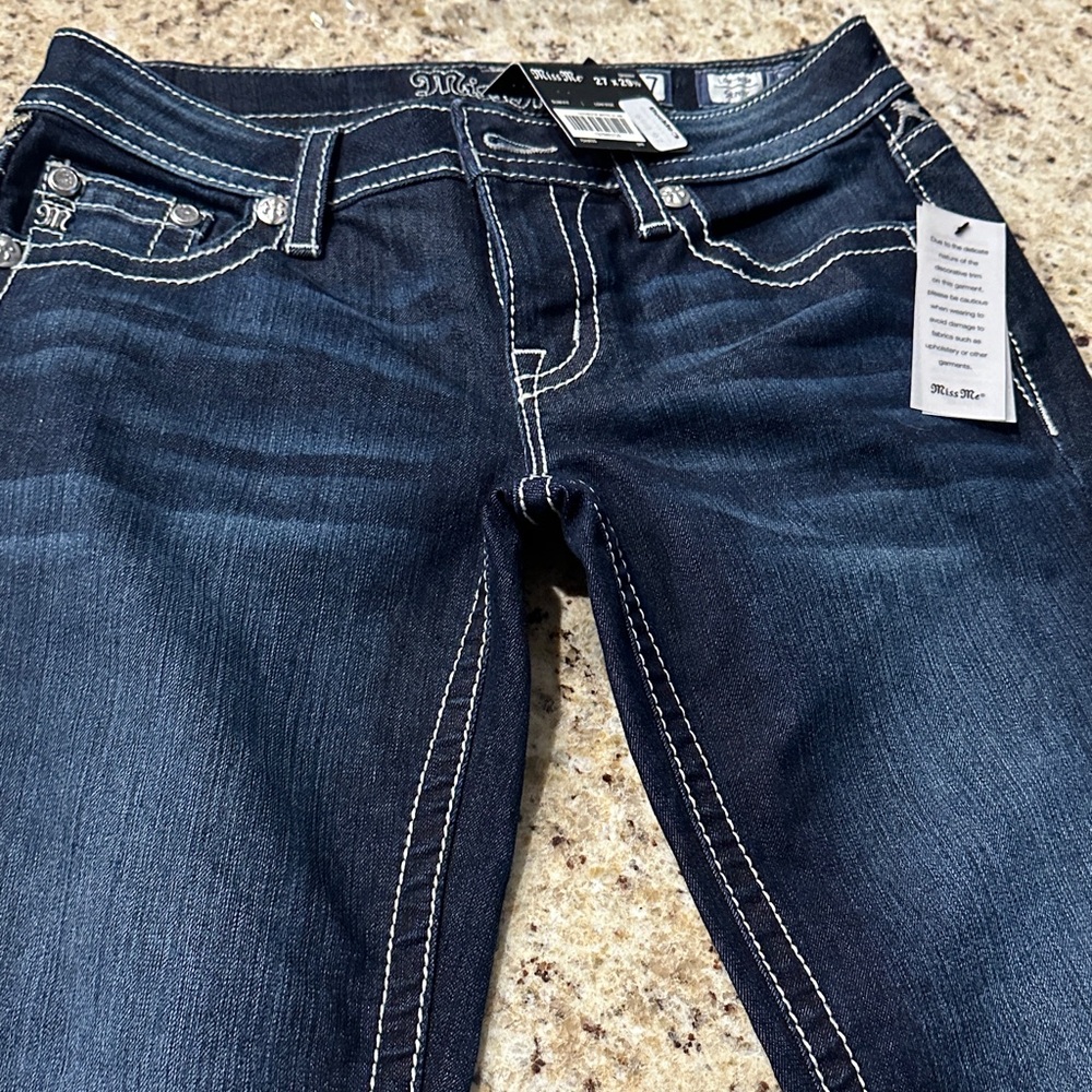 Miss Me Dark Indigo Skinny Jeans